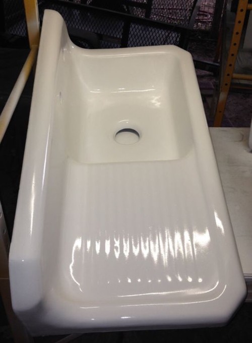 Vintage Cast Iron Laundry Room Sink!